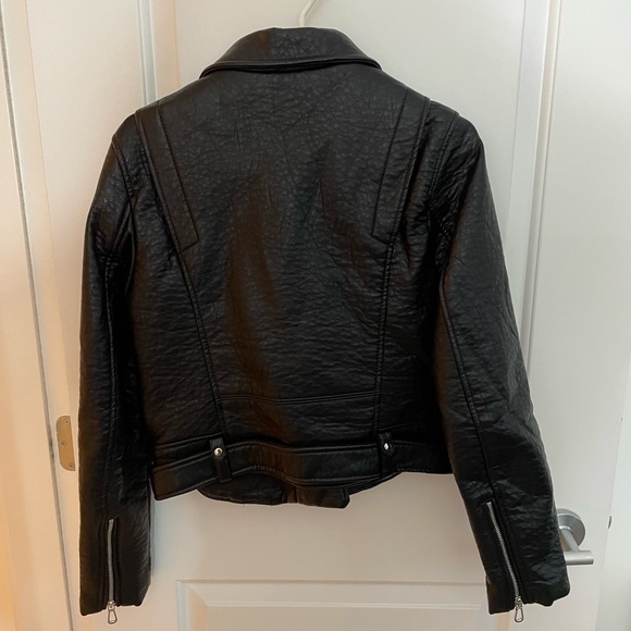 Zara faux leather jacket size medium - Picture 3 of 3